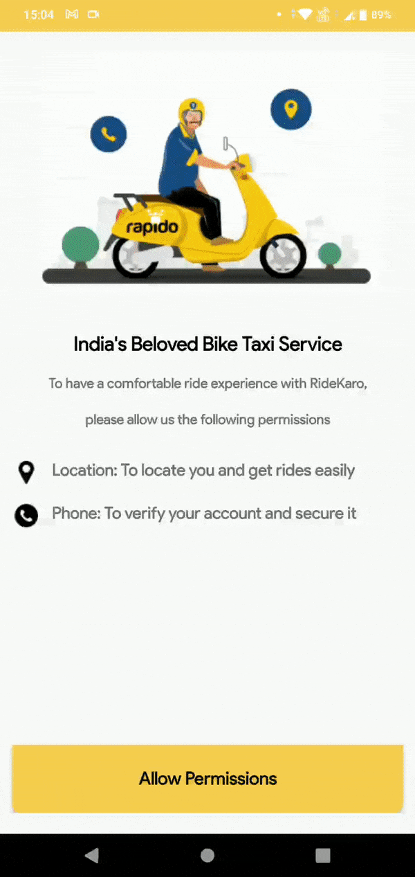 Rapido clone by Masai students