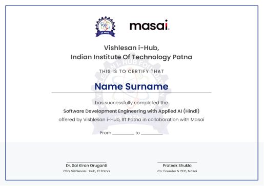 Course Certificate