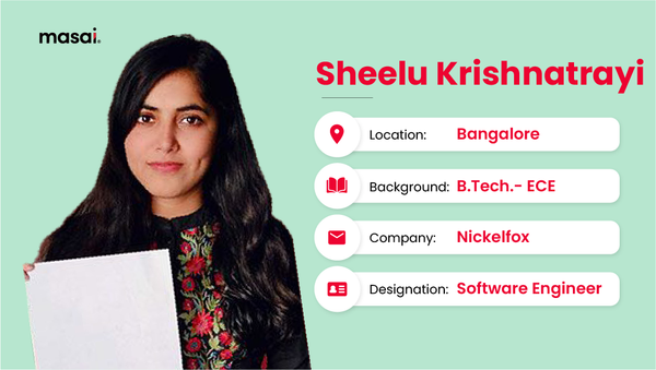 Sheelu left her job at Hewlett-Packard to learn Coding at Masai School