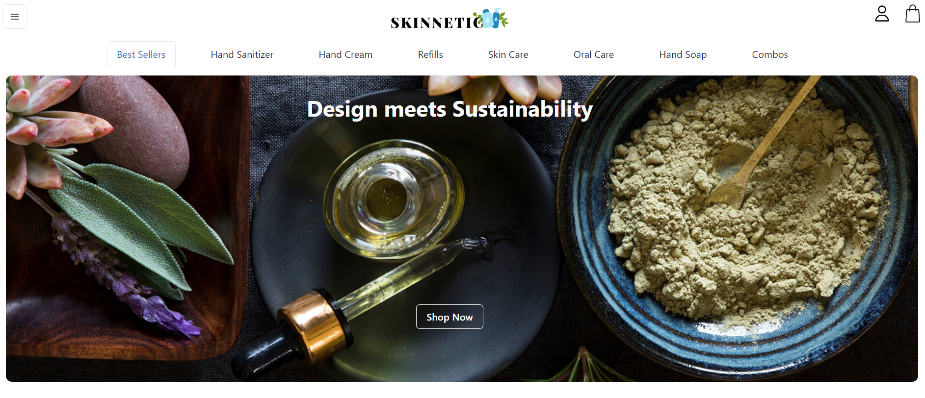 Screenshot of Skinnetic